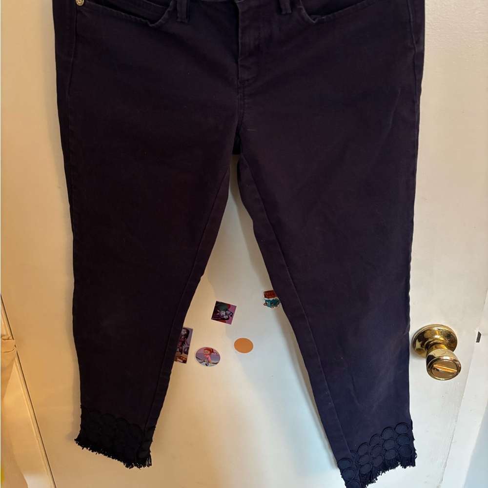 Lilly Pulitzer Blue Capri Pants size 8